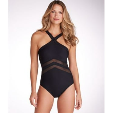 Magicsuit Solids Yvonne Wire-Free Skirted One-Piece DD-Cups 10DD Black 